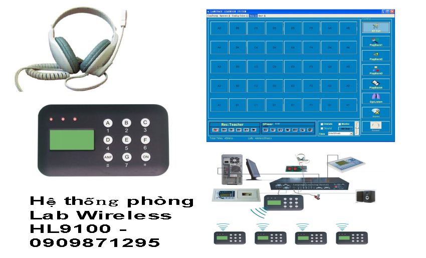 Hệ thống phòng lab wireless HL9100